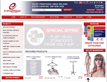 Tablet Screenshot of e-shopfittings.co.uk